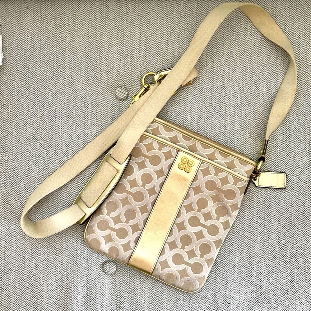 COACH Crossbody Bag in Gold.